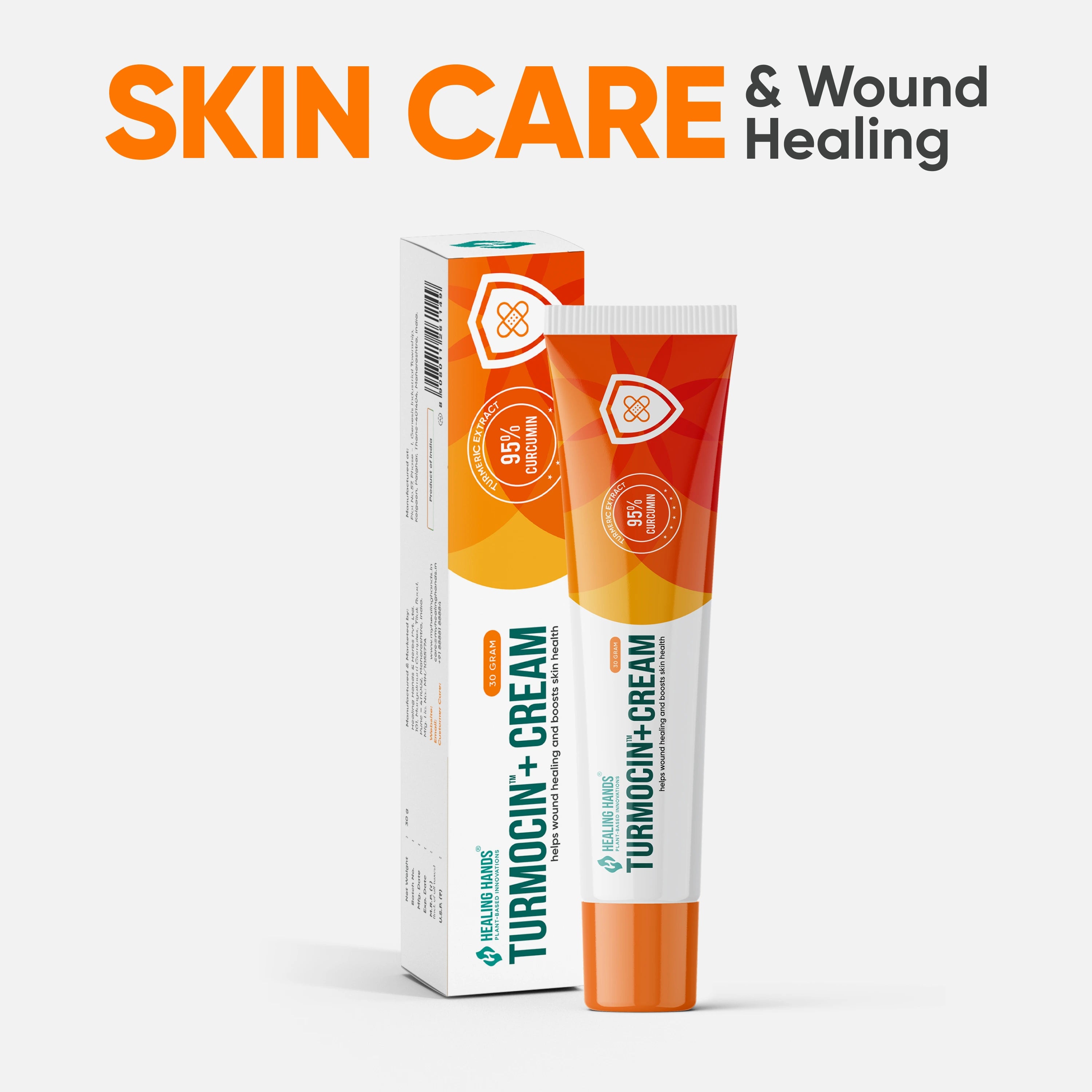 Turmeric Plus Cream for Wounds, Burns and Skin Health | 30g