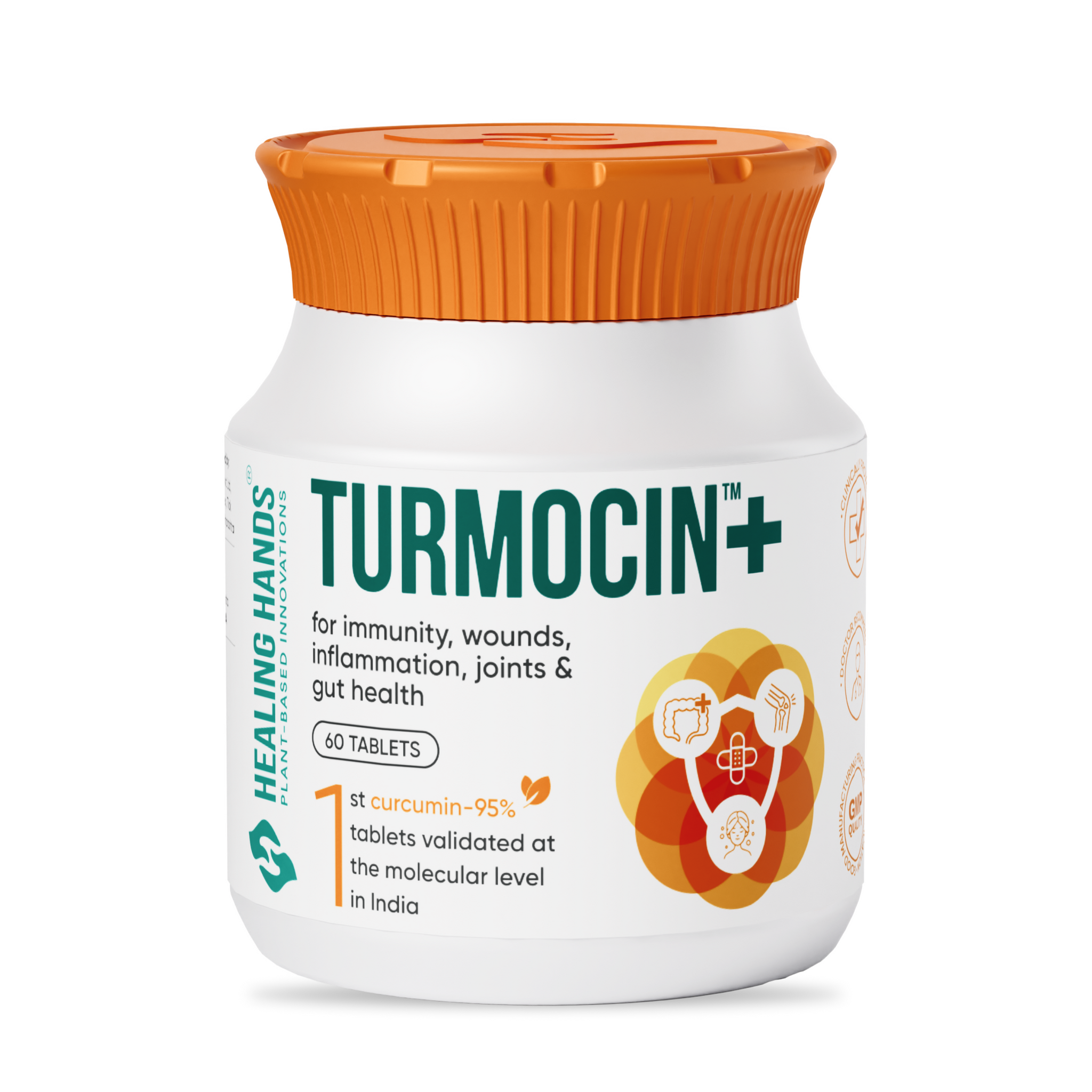 Turmocin Plus Tablets with Curcumin 95% and Pepper I 60 Tablets