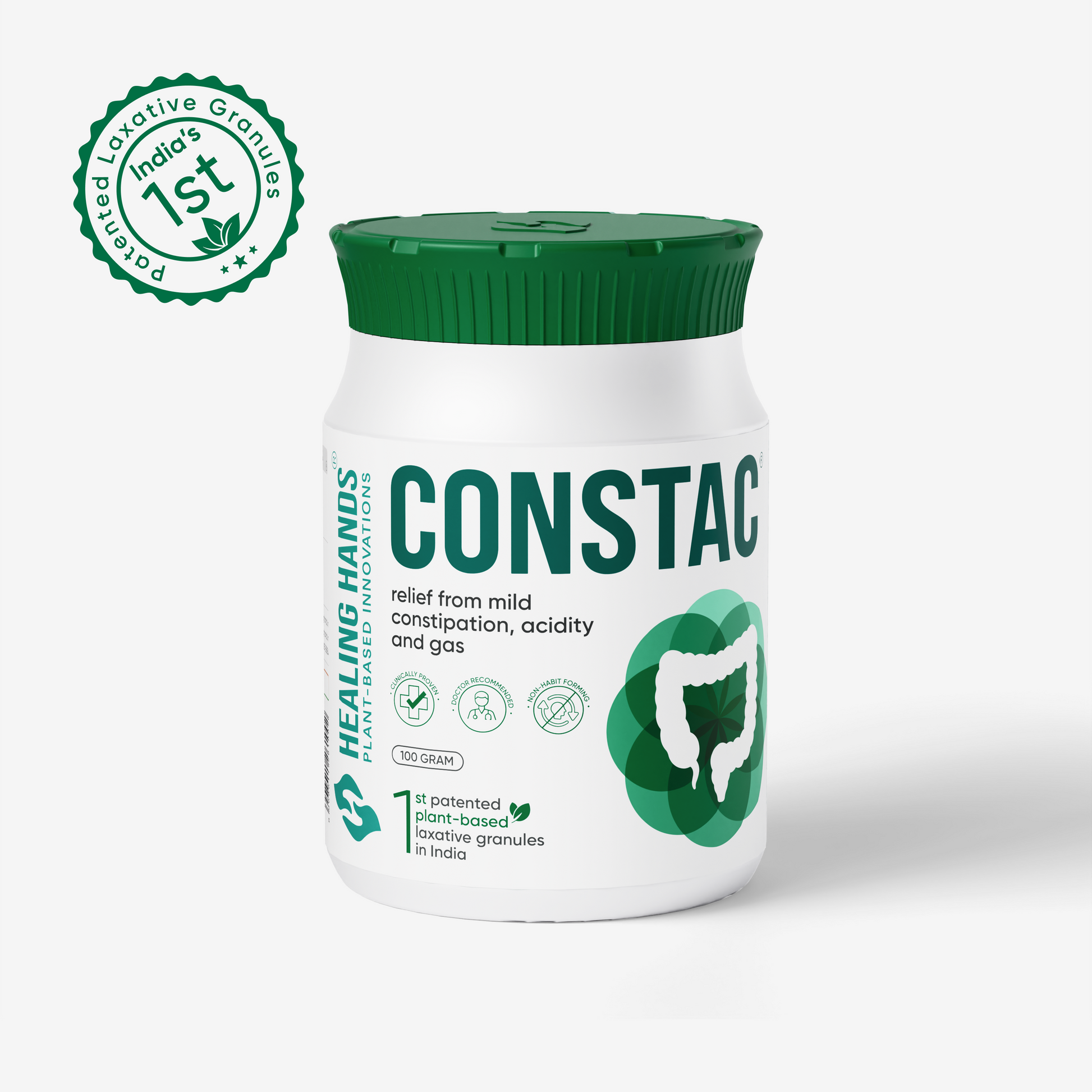 Constac Granules is effective for mild constipation relief