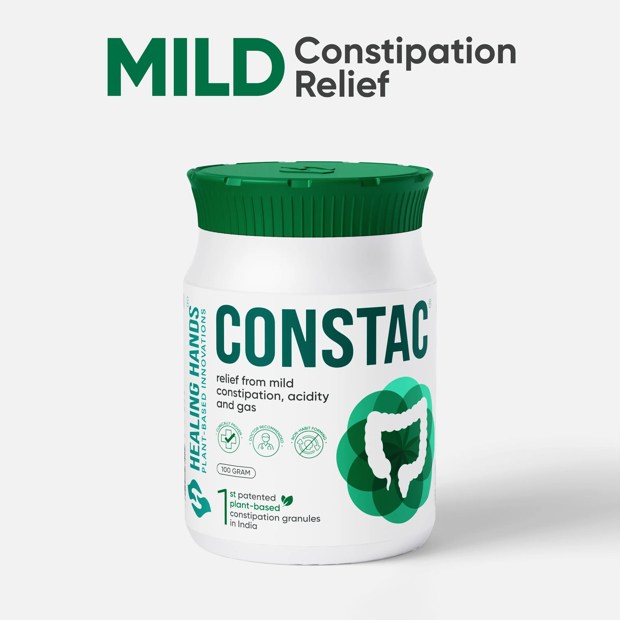 Constac Granules for Mild Constipation I 100 g I India's 1st Patented