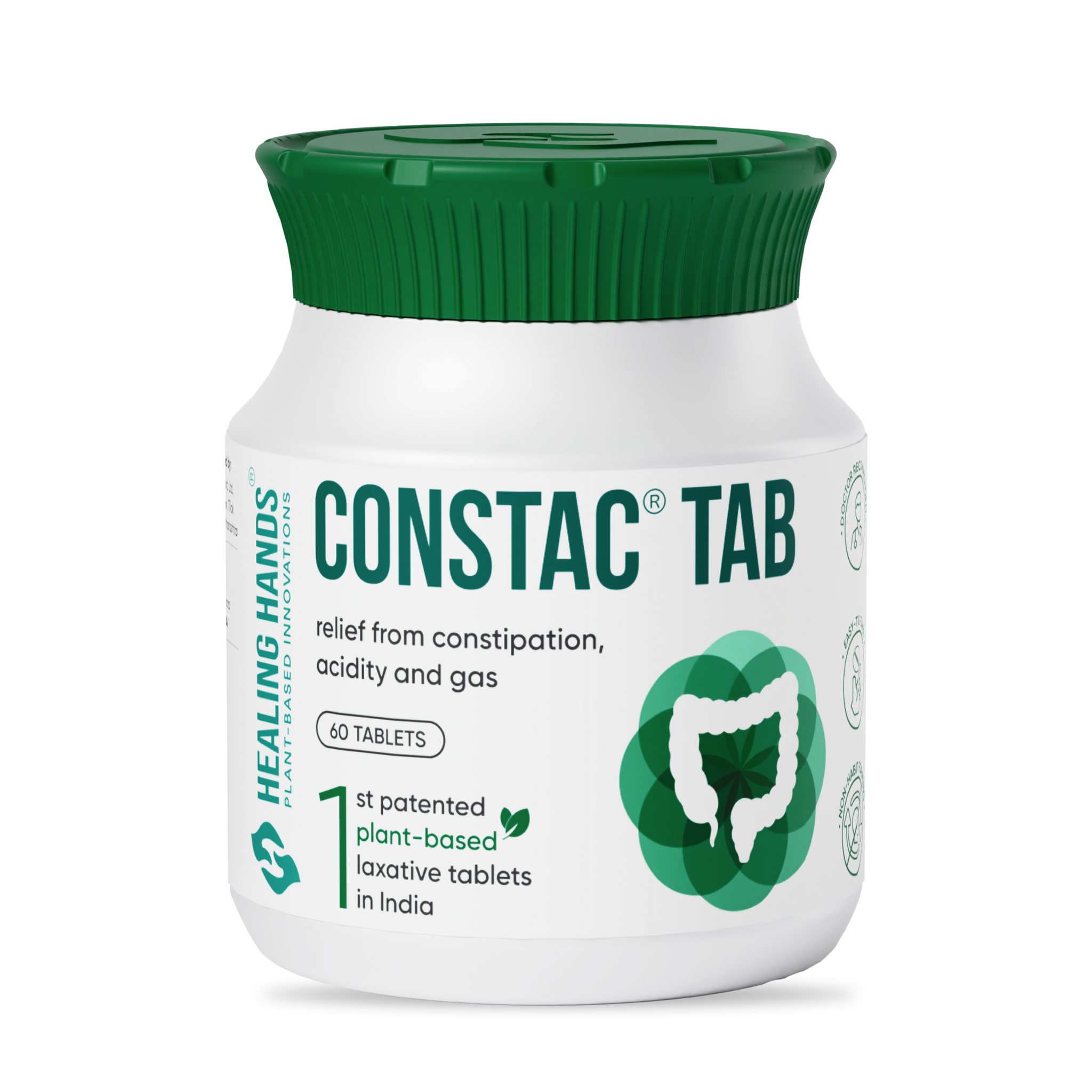 ConstacTab for Constipation I 60 Tablets I India's 1st Patented