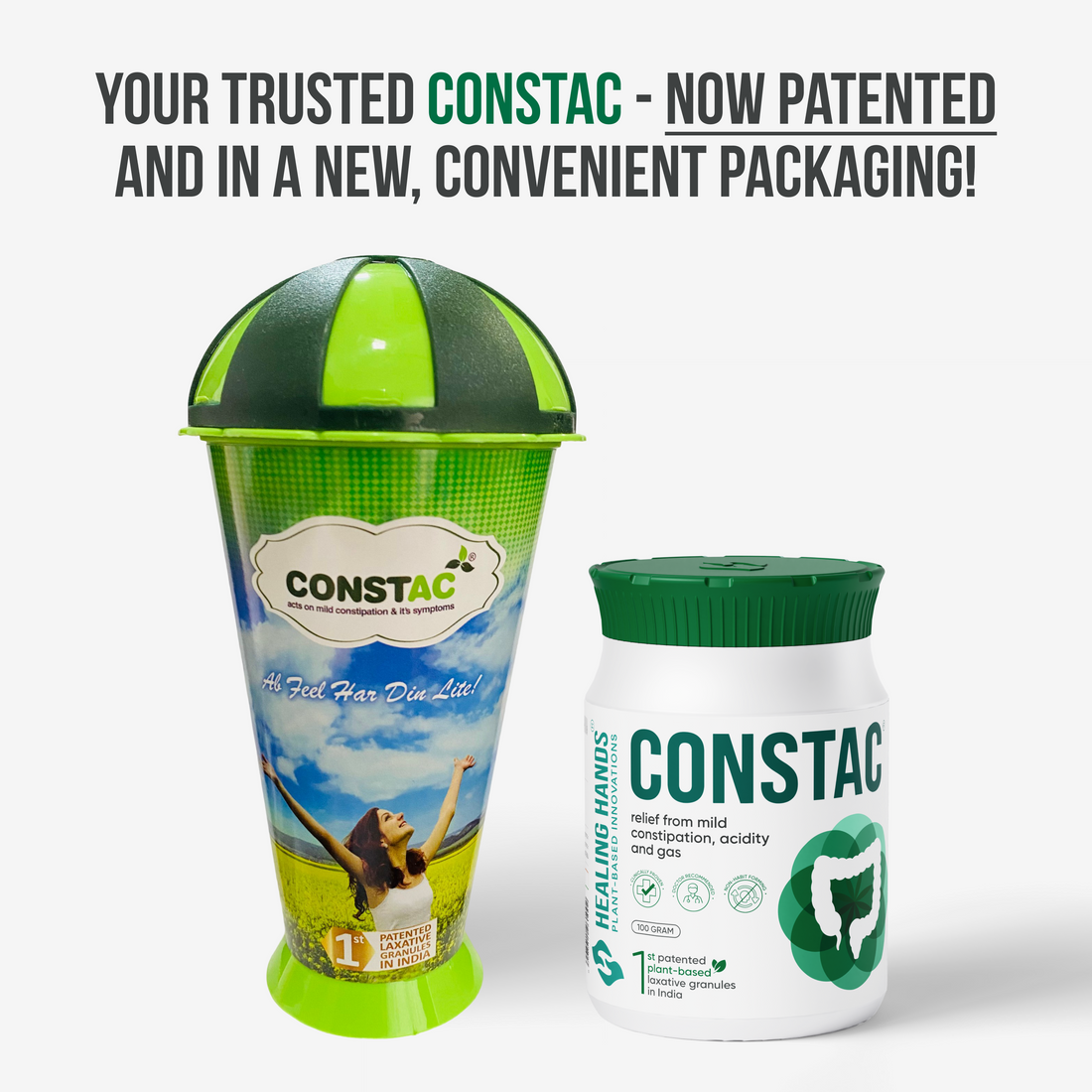 Constac Granules for Mild Constipation I 100 g I India's 1st Patented