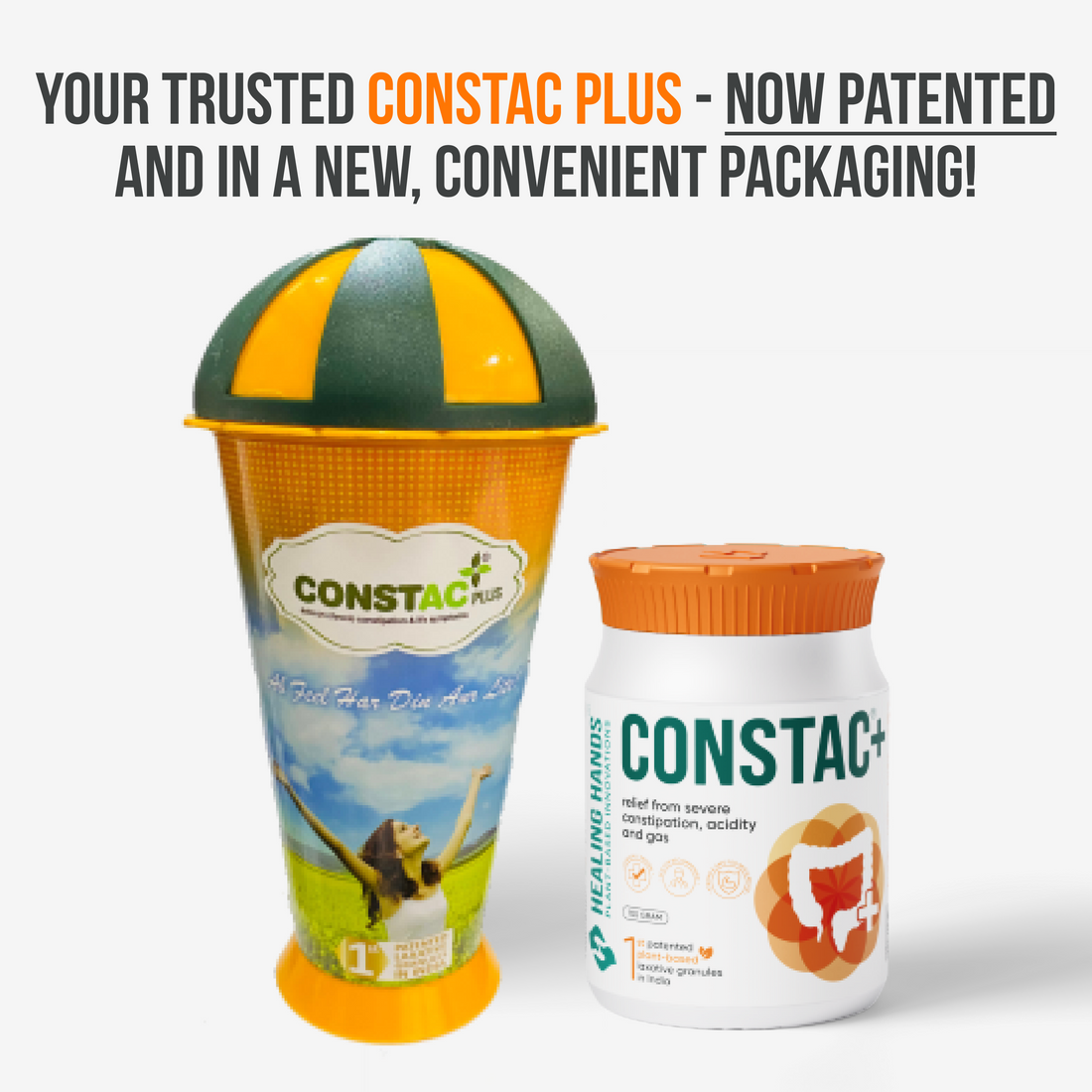 Constac Plus Granules for Severe Constipation I 100 g I India's 1st Patented