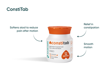 Fissure & constipation relief with Constitab Tablet