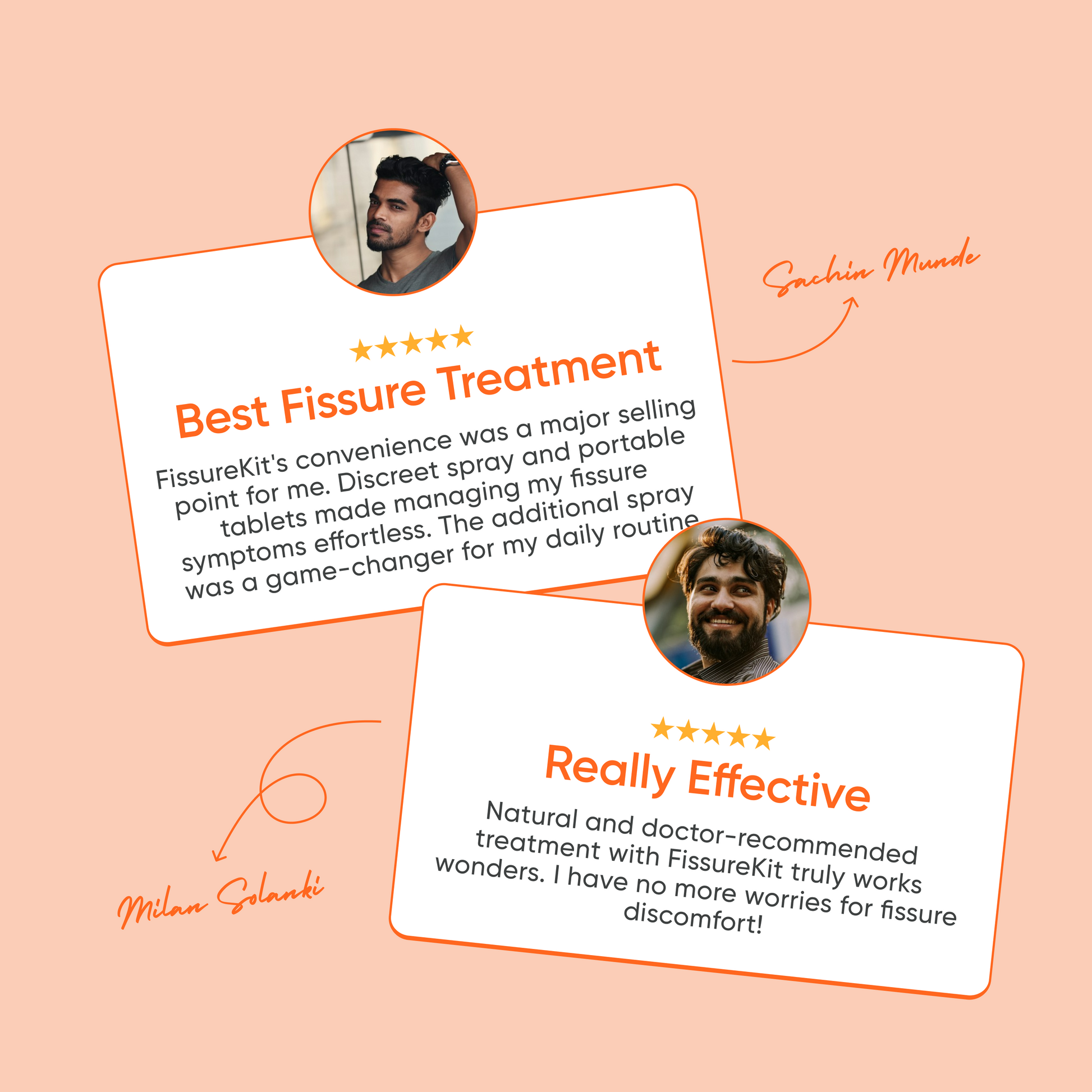 Customer feedback on Fissurekit effectiveness.