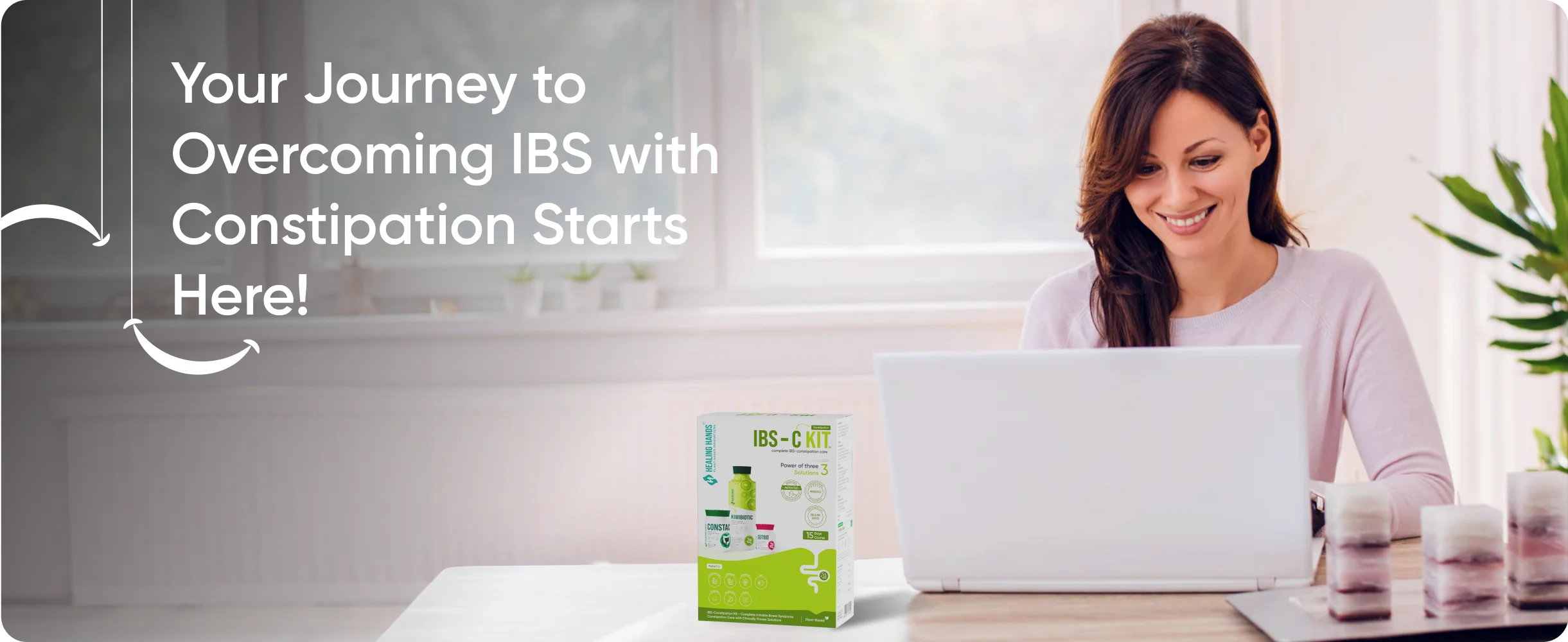Constipation Kit IBS Constipation Relief Kit | GutBio, KiwiBiotic & Constac | 15 Days