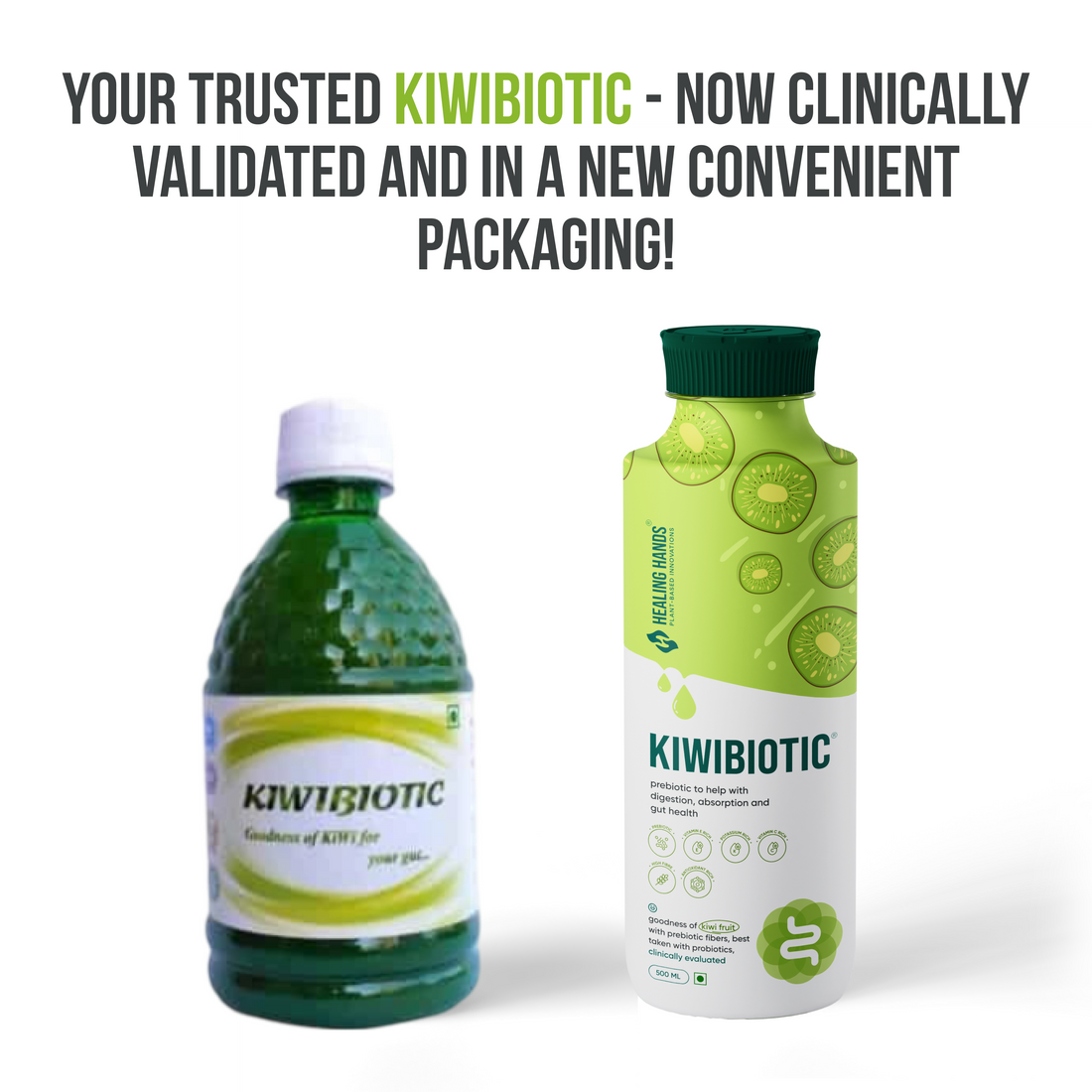 KiwiBiotic Prebiotic Juice for Healthy Gut and Immunity I 400 ml