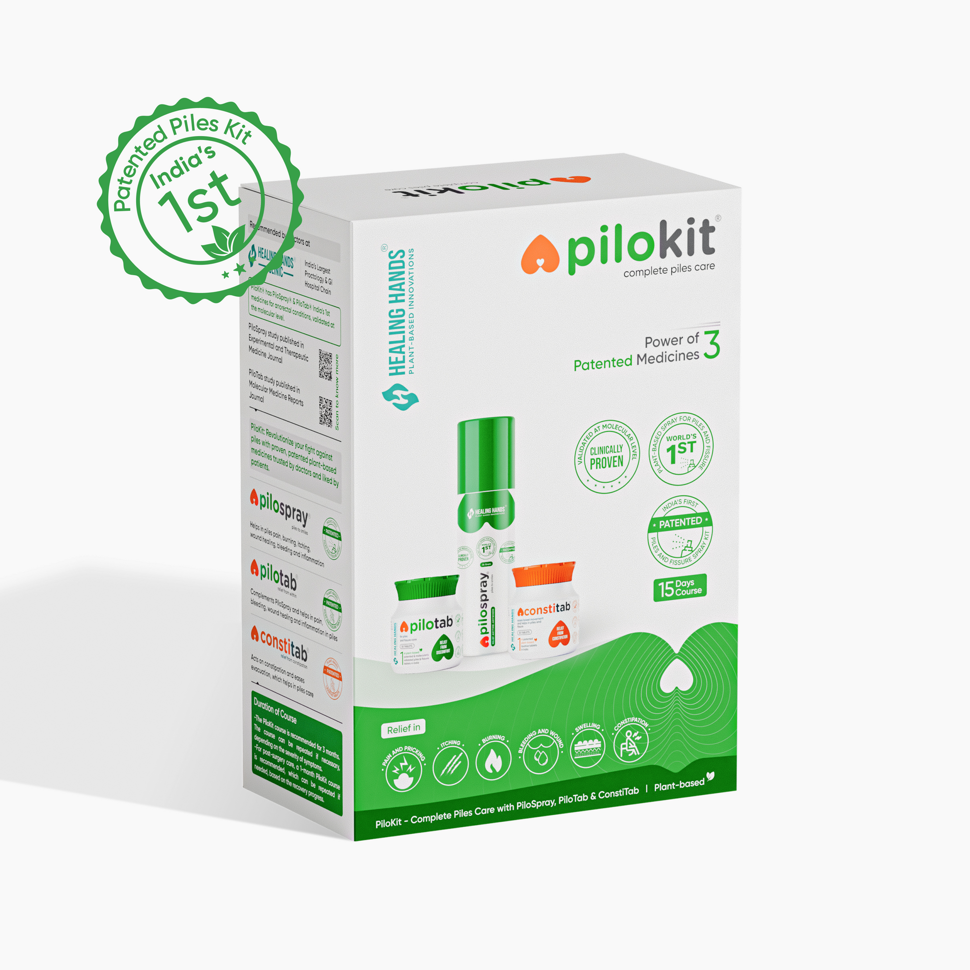 Pilokit | India's 1st Patented Piles Treatment kit