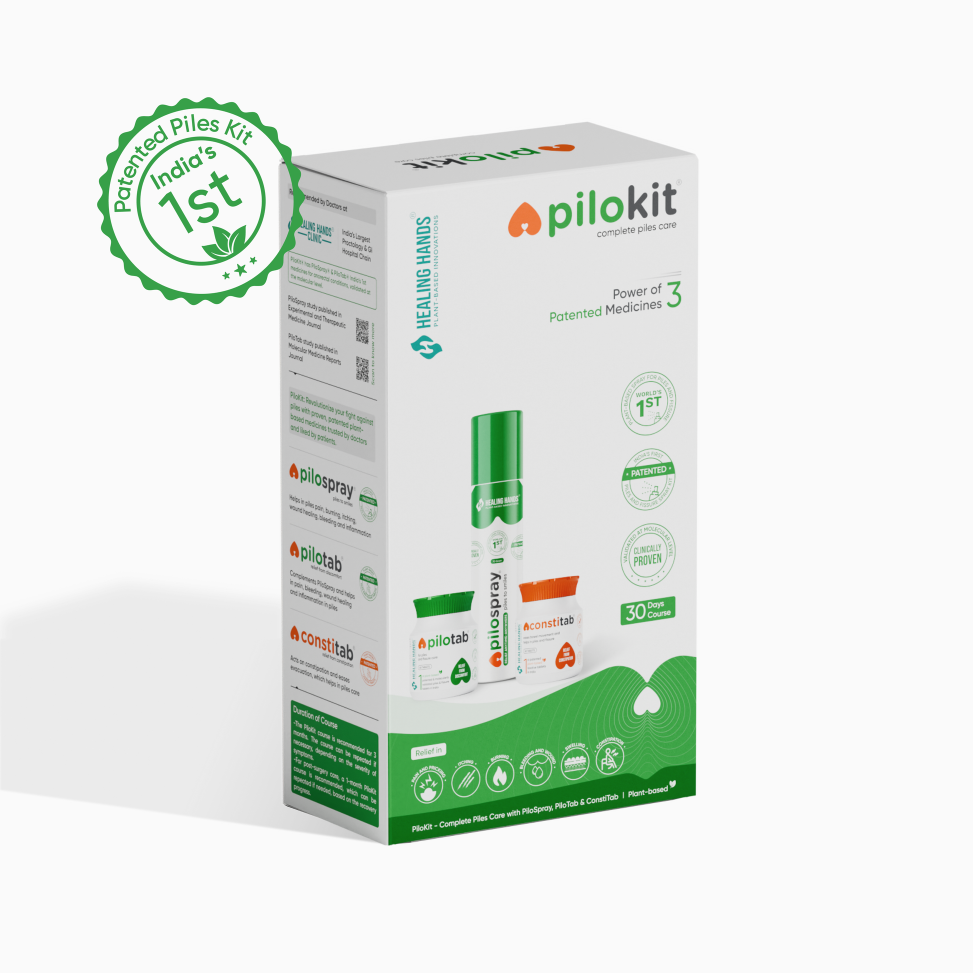 Pilokit | India's 1st Patented Piles Treatment kit