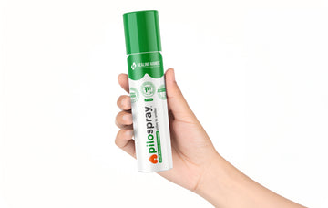 Fissure pain relief with a touch-free pilospray 