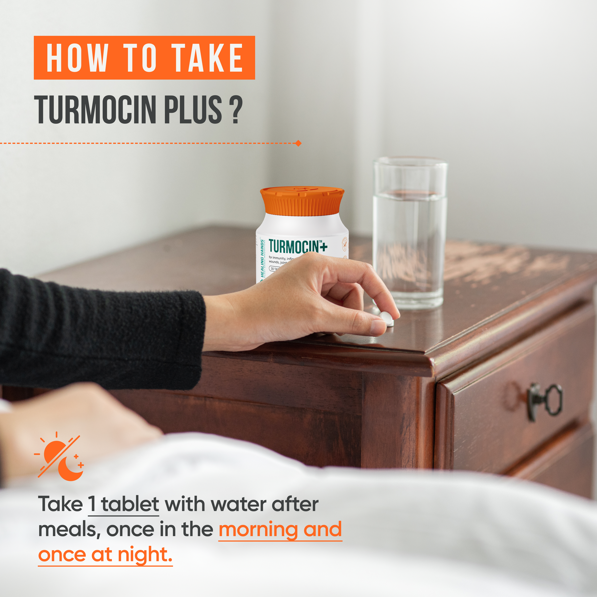 Guidance for how to take Turmocin Plus